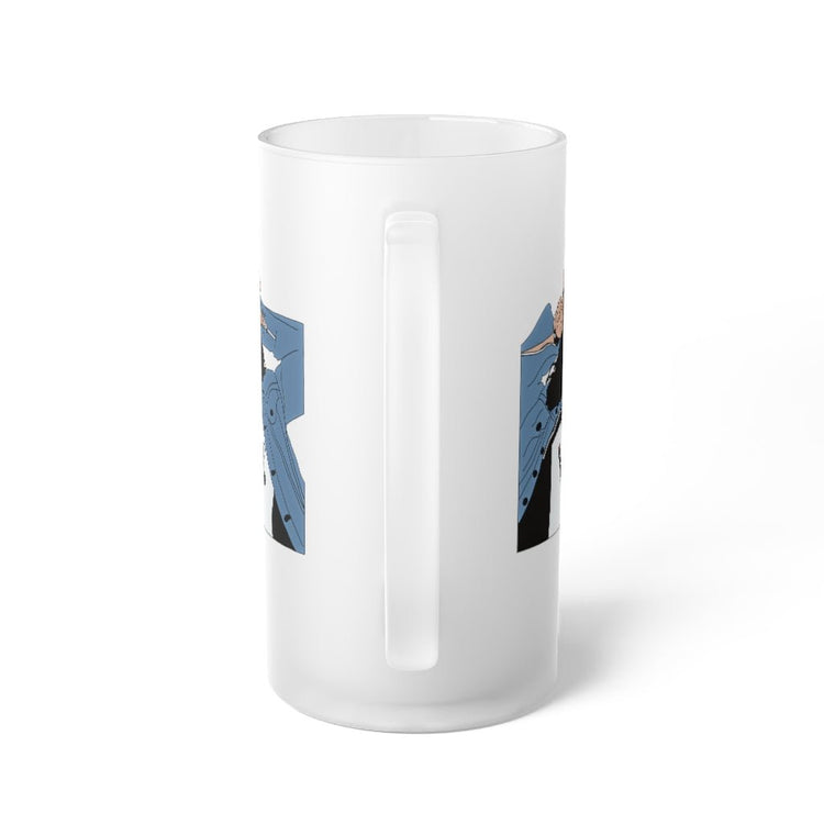 Eddie Munson Frosted Glass Beer Mug - Fandom-Made