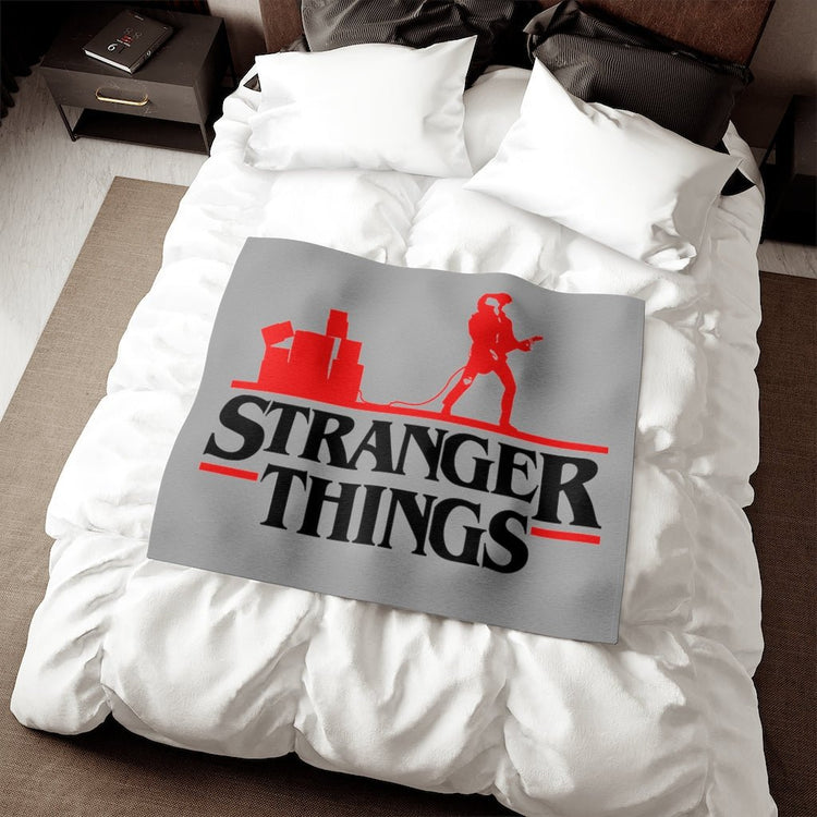 Eddie Munson, Stranger Things Sweatshirt Blanket - Fandom-Made