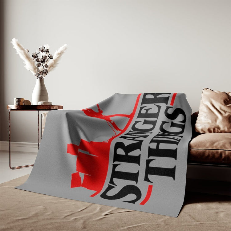 Eddie Munson, Stranger Things Sweatshirt Blanket - Fandom-Made