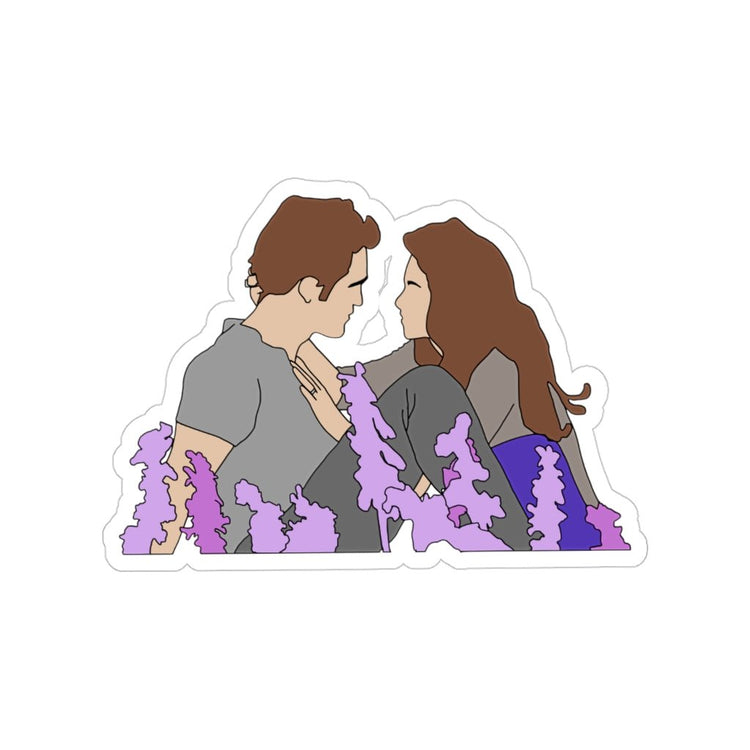Edward & Bella Meadow Transparent Outdoor Stickers, Die-Cut - Fandom-Made