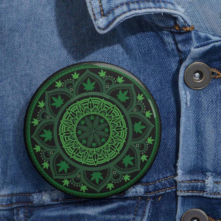 Weed Mandala Pins - Fandom-Made
