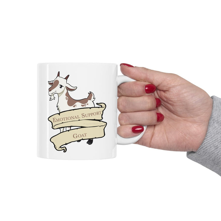 Emotional Support Goat Mug 11oz - Fandom-Made