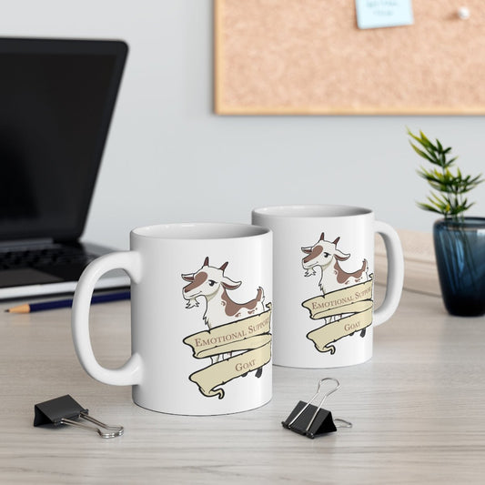 Emotional Support Goat Mug 11oz - Fandom-Made