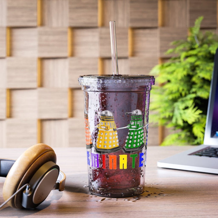 Exterminate Hate Acrylic Cup - Fandom-Made