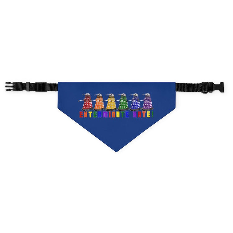 Exterminate Hate Pet Bandana Collar - Fandom-Made