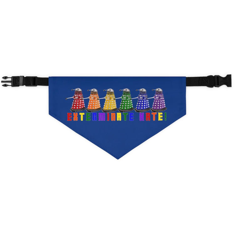 Exterminate Hate Pet Bandana Collar - Fandom-Made