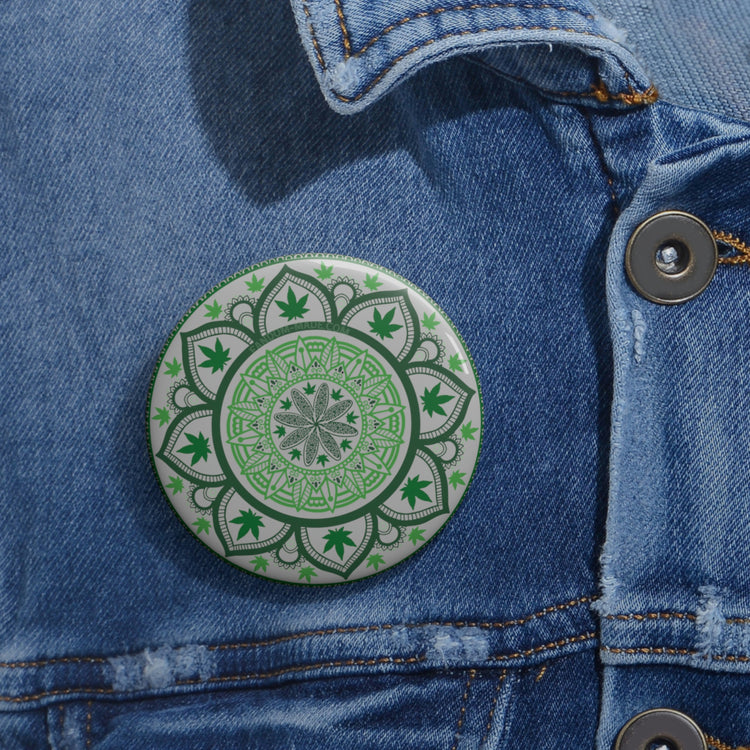 Weed Mandala Pins - Fandom-Made