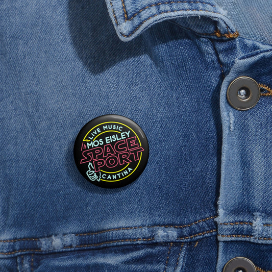 Mos Eisley Space Port Button (neon) - Fandom-Made