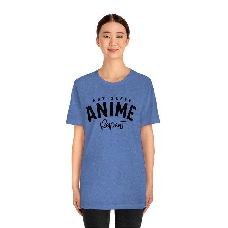 Eat, Sleep, Anime, Repeat T-Shirt - Fandom-Made