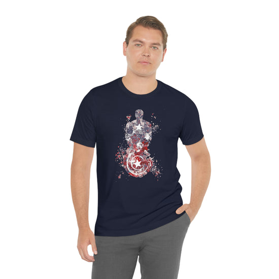 Captain America Unisex Jersey Short Sleeve Tee - Fandom-Made