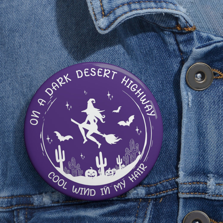 On A Dark Desert Highway, Halloween Pin Buttons - Fandom-Made