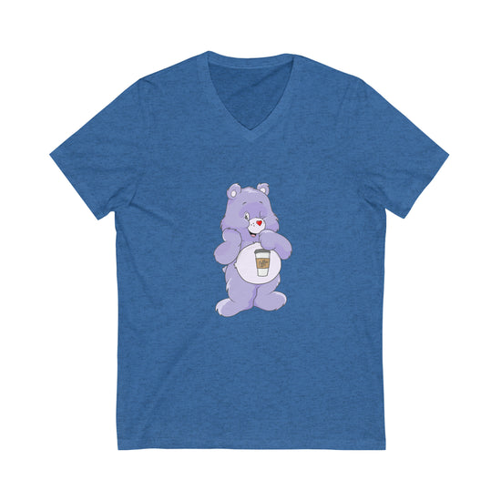 Care Bears, Coffee Bear V-Neck Tee - Fandom-Made