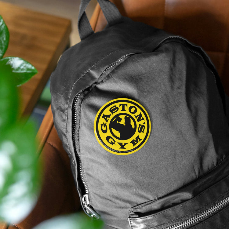 Gaston's Gym Arm Flex Pin - Fandom-Made