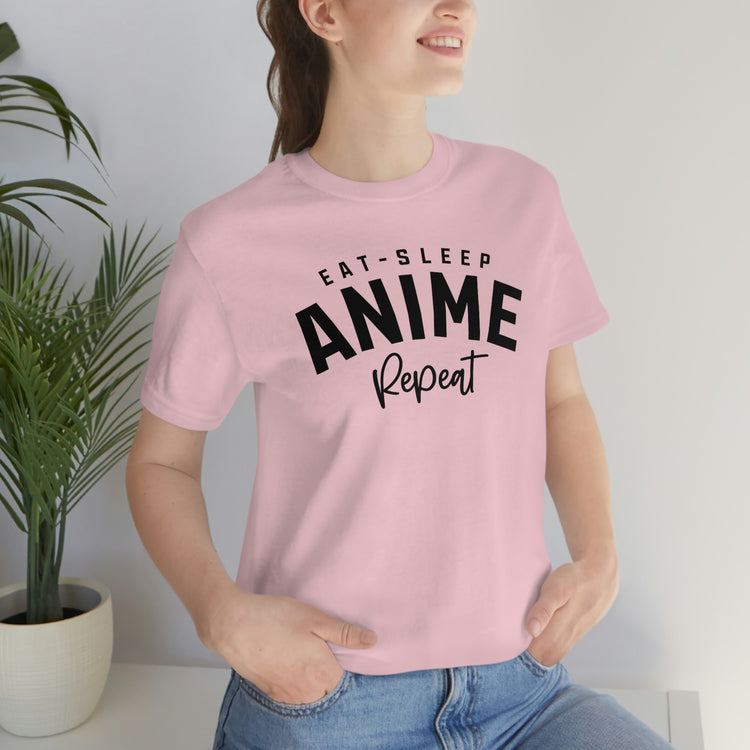Eat, Sleep, Anime, Repeat T-Shirt - Fandom-Made