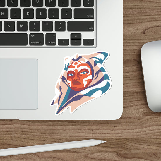 Ahsoka Tano Die-Cut Sticker (face) - Fandom-Made