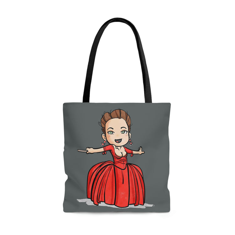 Claire Fraser Red Dress Tote Bag - Fandom-Made