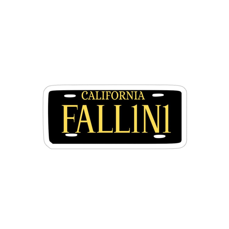FALLIN1 Transparent Outdoor Stickers - Fandom-Made