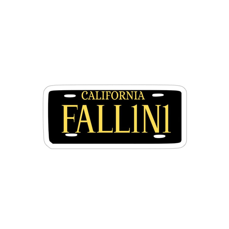 FALLIN1 Transparent Outdoor Stickers - Fandom-Made