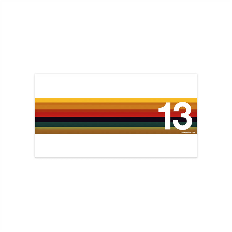 13th Doctor Bumper Sticker - Fandom-Made