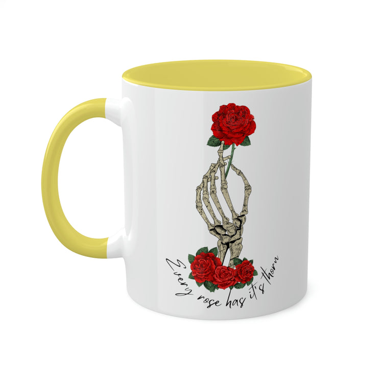 Every Rose, Has It's Thorn Colorful Mug - Fandom-Made