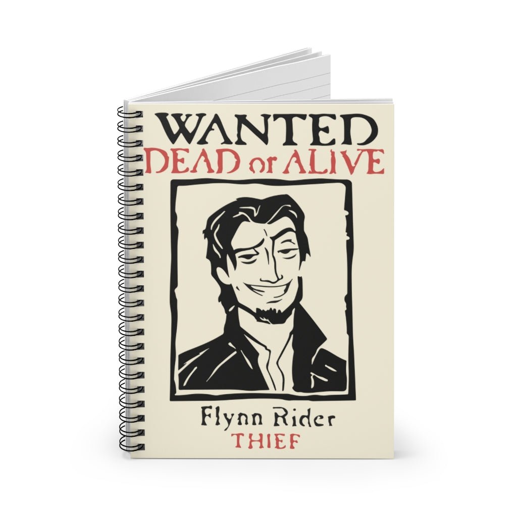 Flynn Rider Notebook - Ruled Line (wanted) – Fandom-Made flynn-rider-notebook-ruled-line-wanted-fandom-made