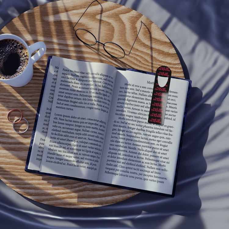 Fuckoff, I'm Reading Bookmark - Fandom-Made