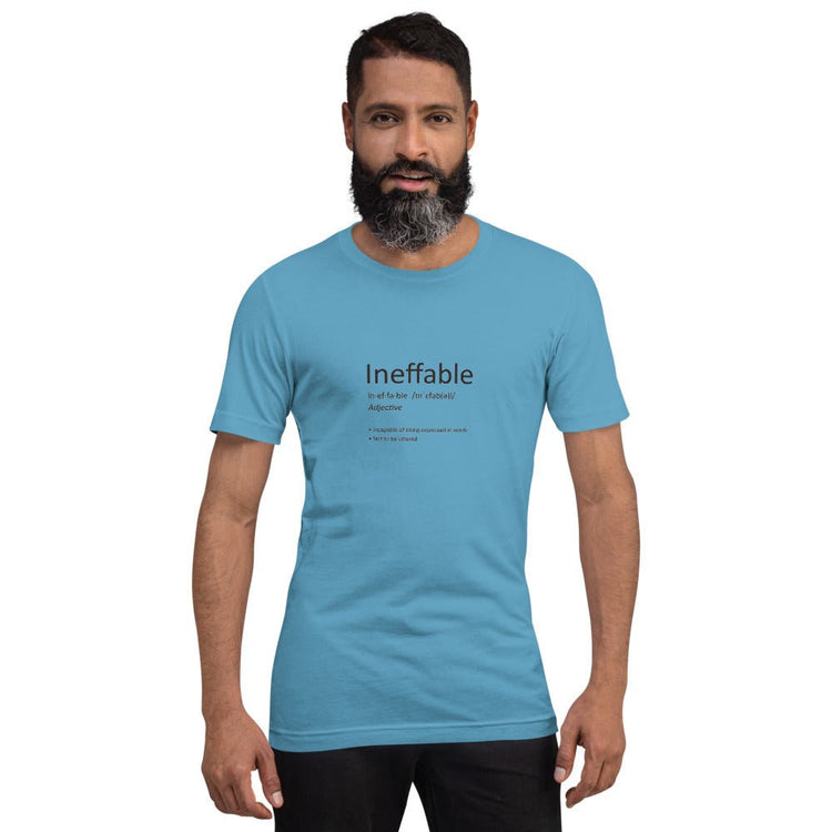 Good Omens Inspired Short-Sleeve Unisex T-Shirt - Ineffable (quote) - Fandom-Made