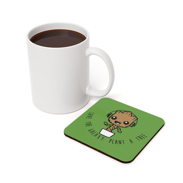 Groot Plant a Tree Cork Back Coaster - Fandom-Made