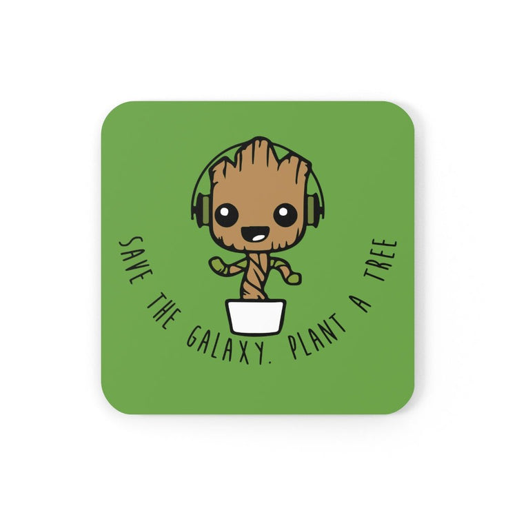 Groot Plant a Tree Cork Back Coaster - Fandom-Made