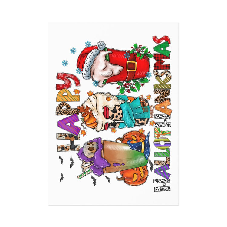 Happy HalloThanksmas Postcards - Fandom-Made