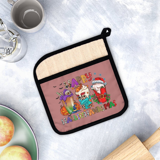 Happy HalloThanksMas Pot Holder - Fandom-Made