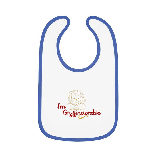 Harry Potter - Gryffindorable Baby Contrast Trim Jersey Bib - Fandom-Made