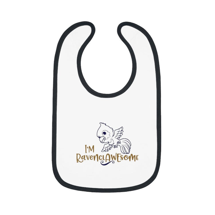 Harry Potter - Ravenclawsome Baby Contrast Trim Jersey Bib - Fandom-Made
