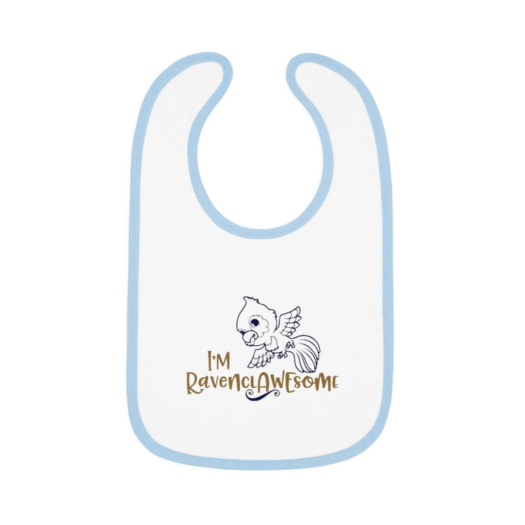 Harry Potter - Ravenclawsome Baby Contrast Trim Jersey Bib - Fandom-Made