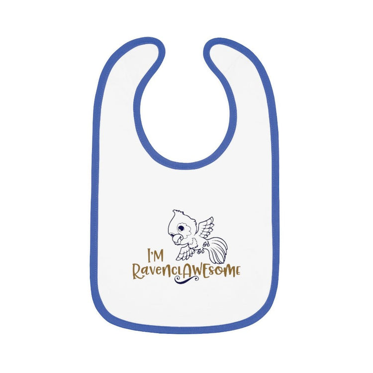 Harry Potter - Ravenclawsome Baby Contrast Trim Jersey Bib - Fandom-Made