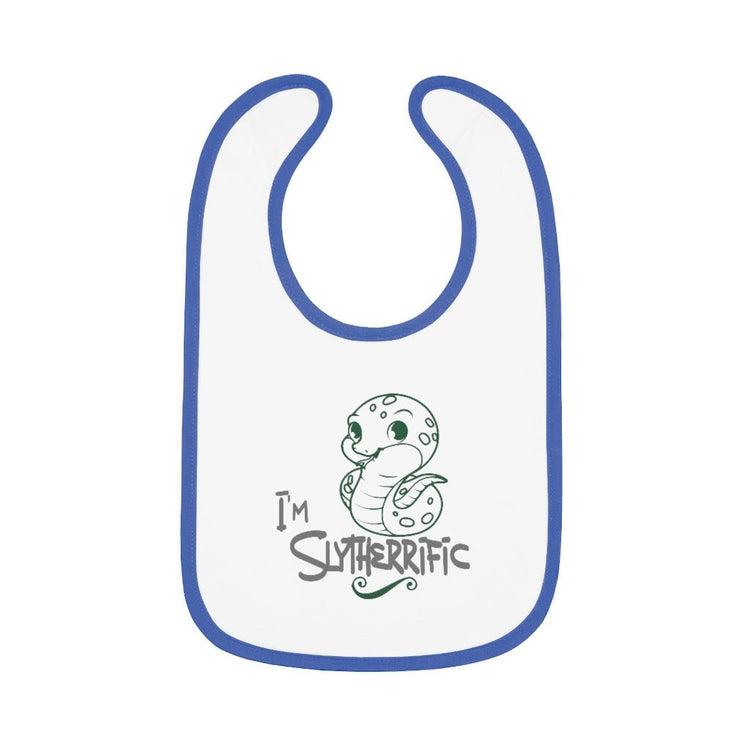 Harry Potter - Slytherrific Baby Contrast Trim Jersey Bib - Fandom-Made