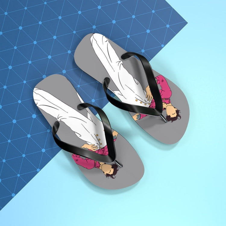 Harry Styles Minimal Pink Flip Flops - Fandom-Made