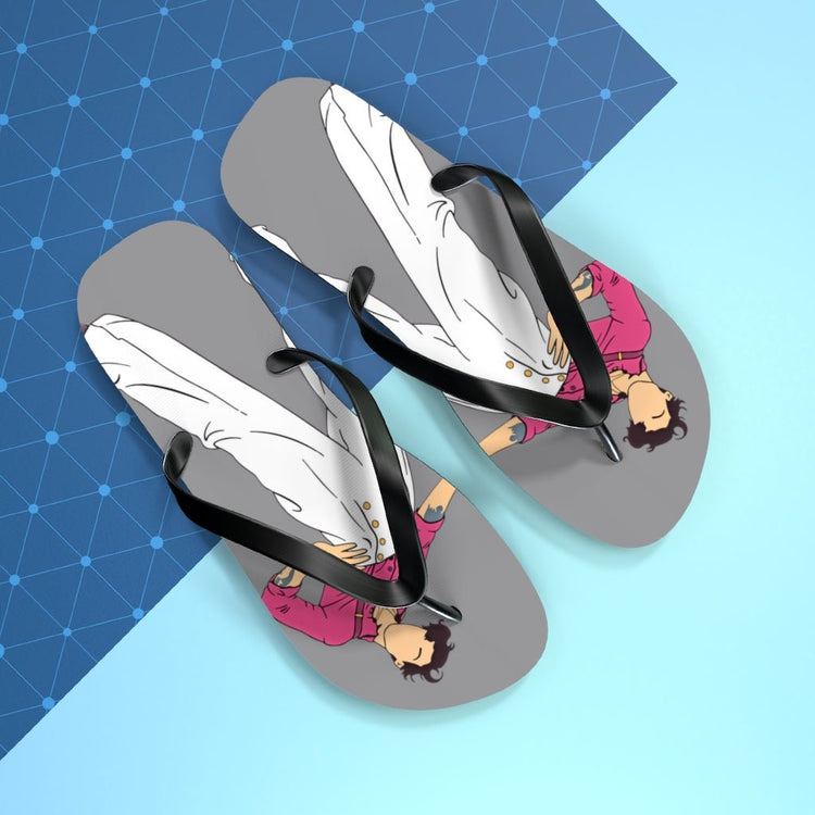 Harry Styles Minimal Pink Flip Flops - Fandom-Made