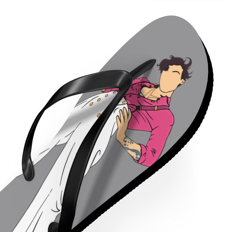 Harry Styles Minimal Pink Flip Flops - Fandom-Made