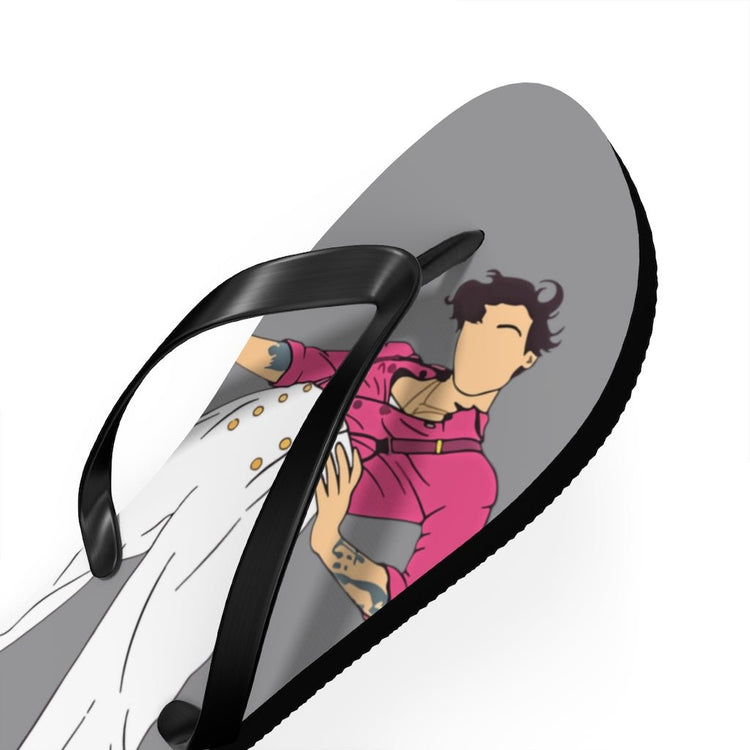Harry Styles Minimal Pink Flip Flops - Fandom-Made