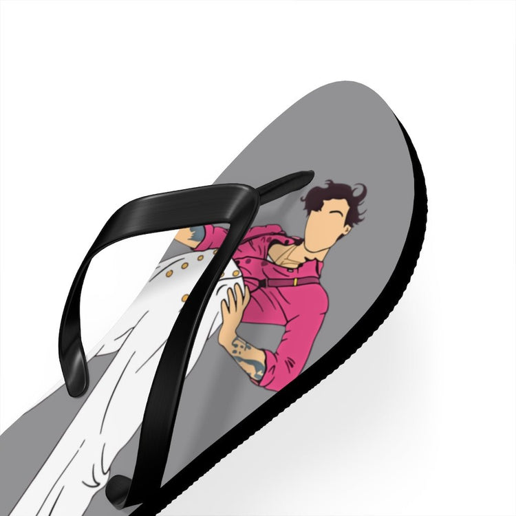 Harry Styles Minimal Pink Flip Flops - Fandom-Made