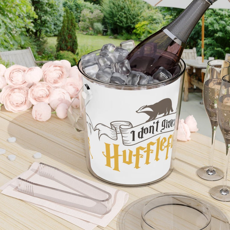 I Don't Give a Hufflefuck Ice Bucket with Tongs - Fandom-Made