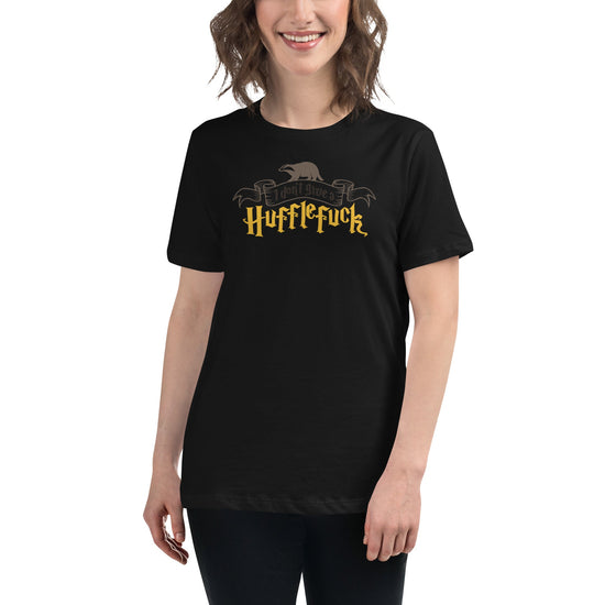 I Don't Give a Hufflefuck Women's Relaxed T-Shirt - Fandom-Made