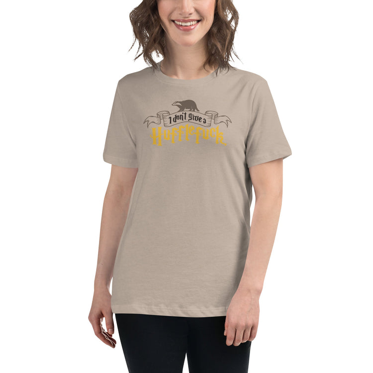 I Don't Give a Hufflefuck Women's Relaxed T-Shirt - Fandom-Made