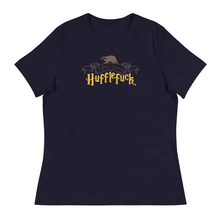 I Don't Give a Hufflefuck Women's Relaxed T-Shirt - Fandom-Made