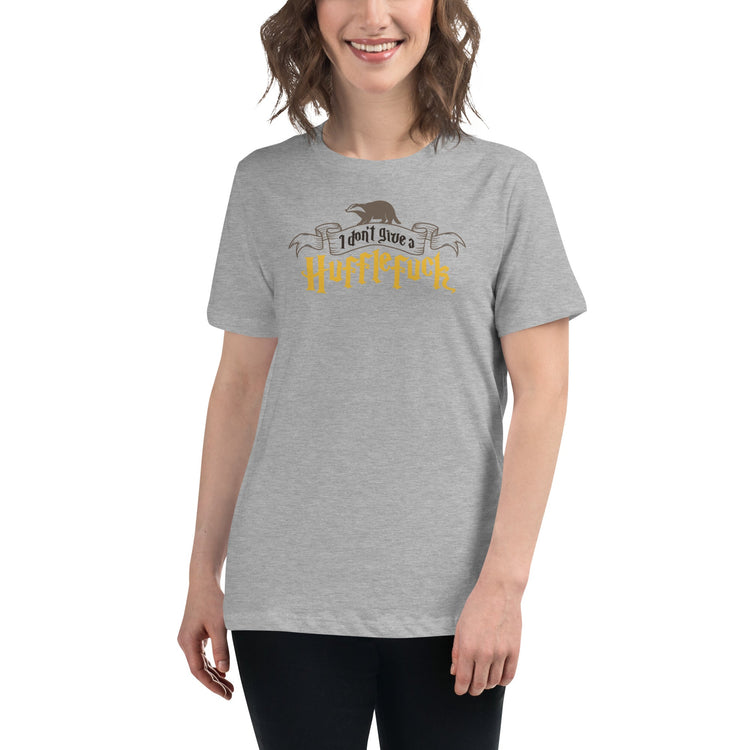 I Don't Give a Hufflefuck Women's Relaxed T-Shirt - Fandom-Made