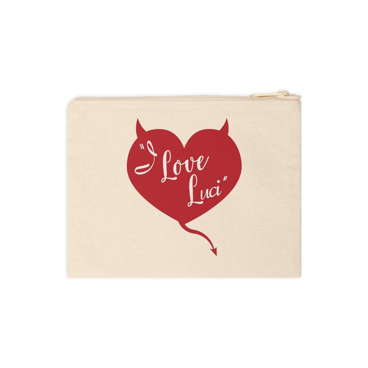 I Love Luci Zipper Pouch - Fandom-Made