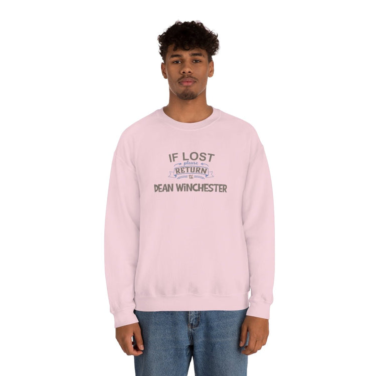 If Lost Return To Dean Winchester Sweatshirt - Fandom-Made