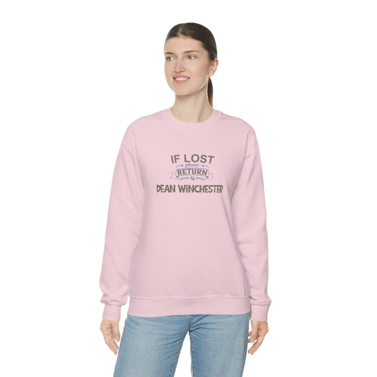 If Lost Return To Dean Winchester Sweatshirt - Fandom-Made