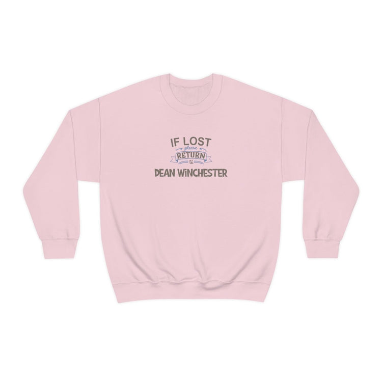 If Lost Return To Dean Winchester Sweatshirt - Fandom-Made